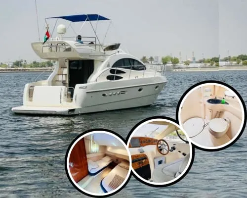 Luxury Yacht in Dubai Marina